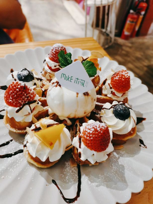 杂果华夫饼