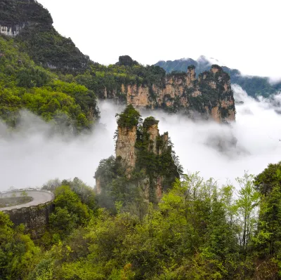 Zhangjiajie Huangting Hotel (Wujiayu Ticket Station, Wulingyuan Scenic Area, National Forest Park)