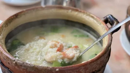 30-year old preserved vegetables congee