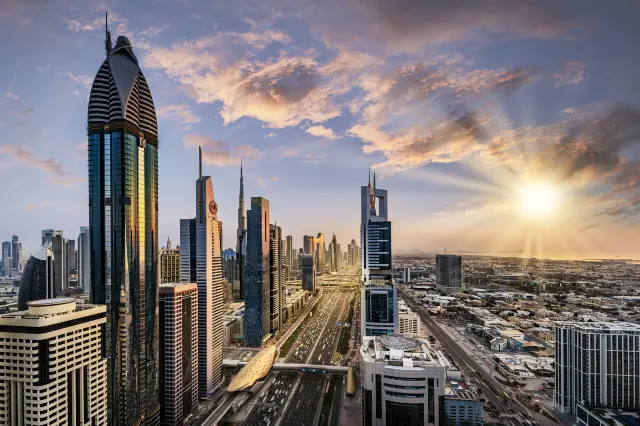 Sunsets in Dubai