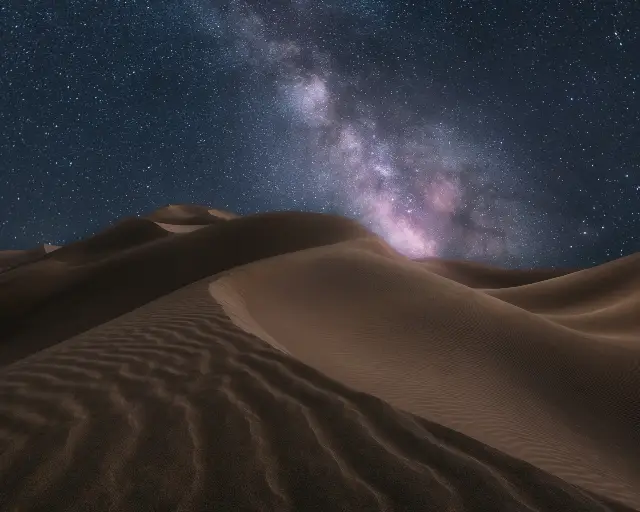 トルファン市で星空観賞