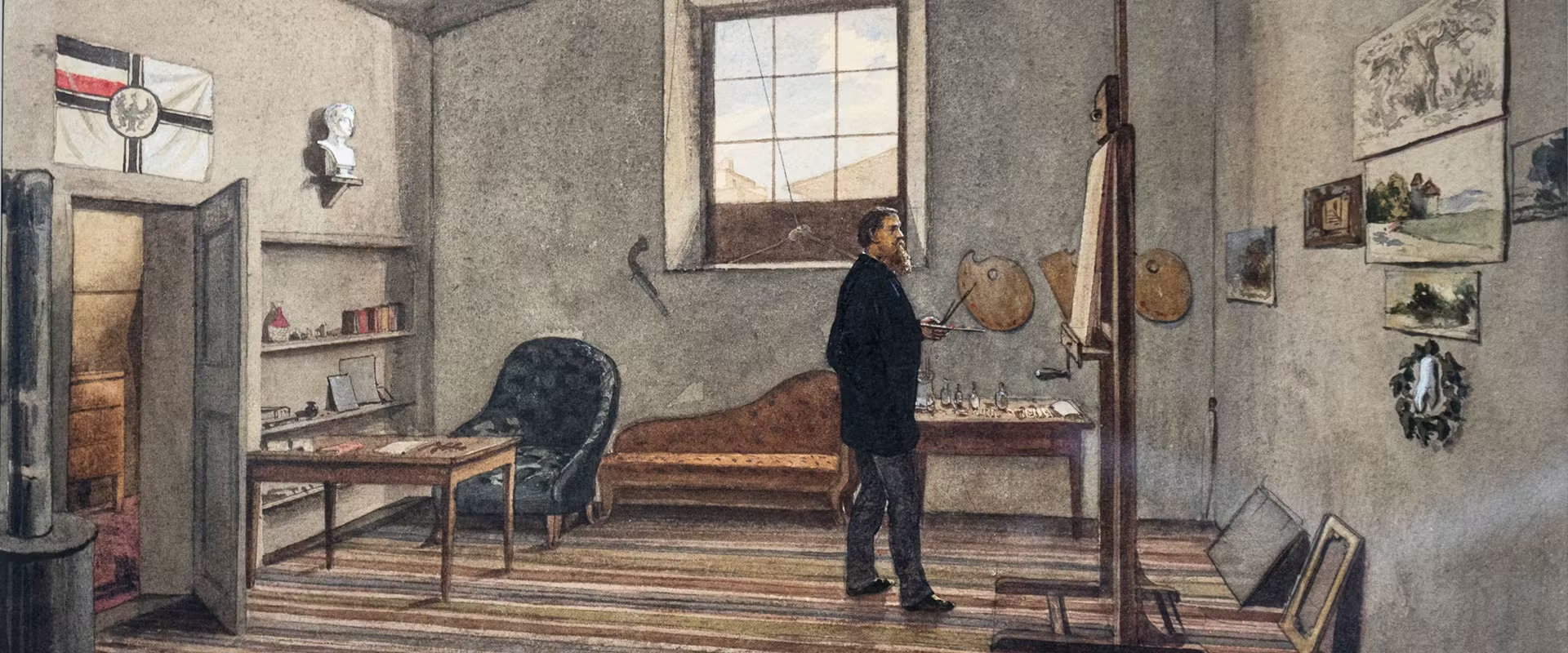 Self-portraits on paper by 19th-century Masters | Uffizi Gallery