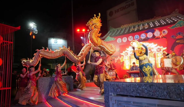 fireworks opening ceremony in the Chinese New Year 2025 | Bangkok