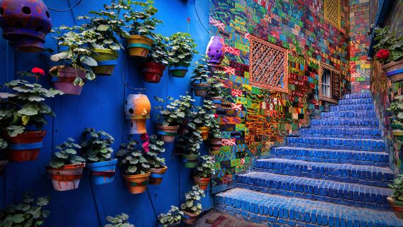 Kashgar Old City Rainbow Lane
