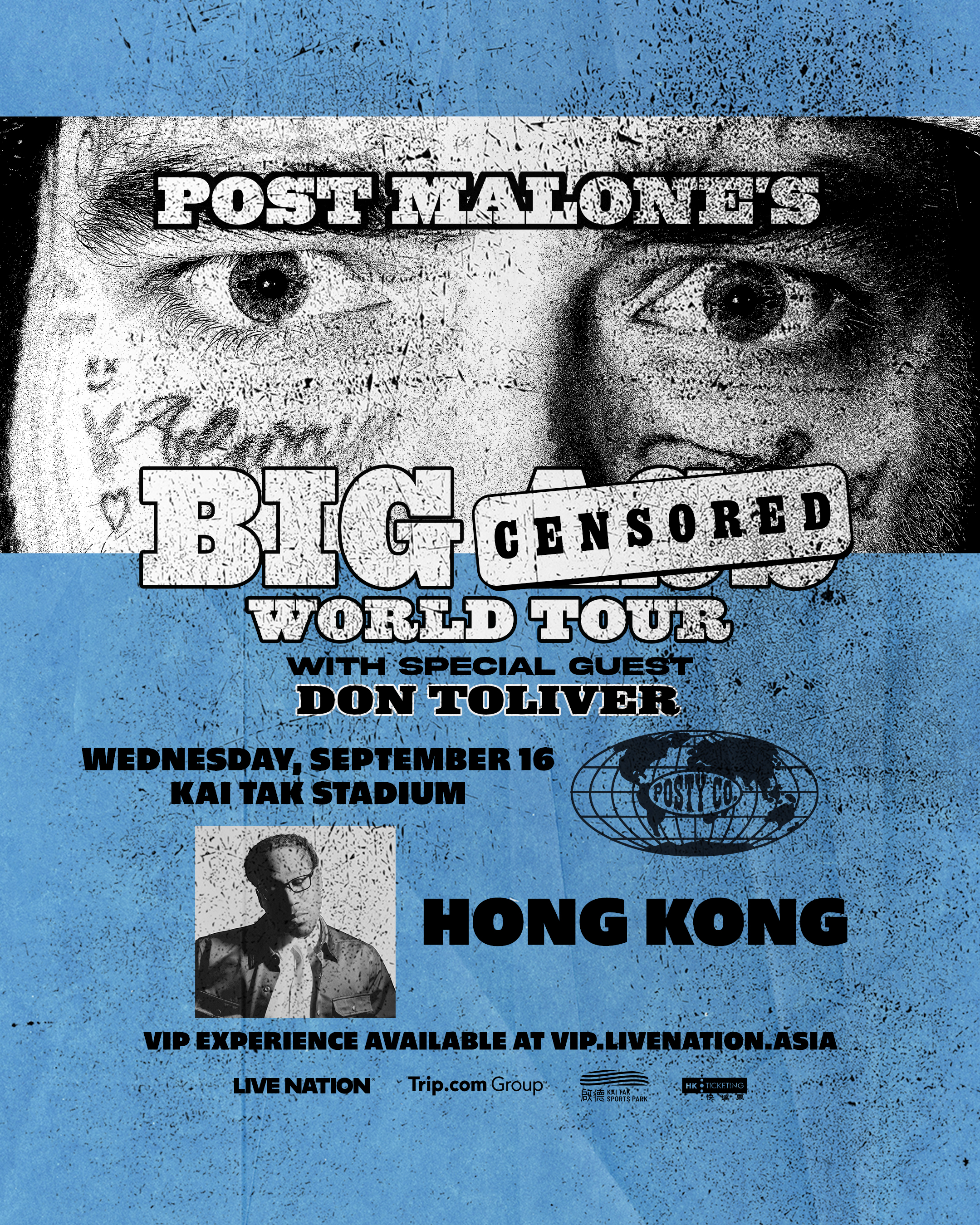 Hong Kong | Post Malone Presents The BIG Stadium World Tour | Kai Tak Stadium