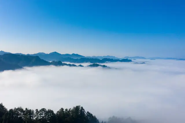 Sea of Clouds Sightseeing in Bazhong