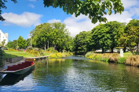 Punting On The Avon (Antigua Boat Sheds)
