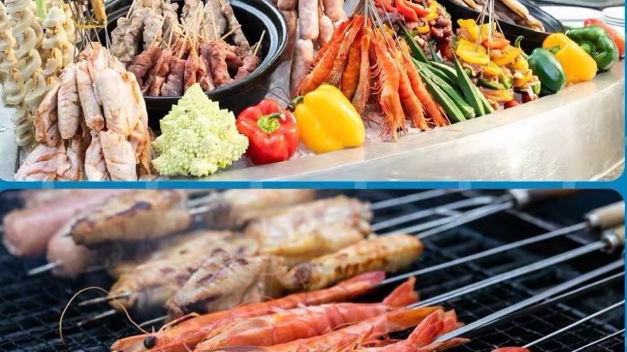 HAI TAN LOU YING YE CHUI SHAO KAO XUN LIAO SHAO KAO CHANG