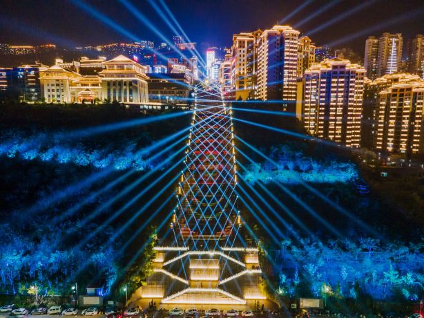 Three Gorges Light Scenario Night Tour