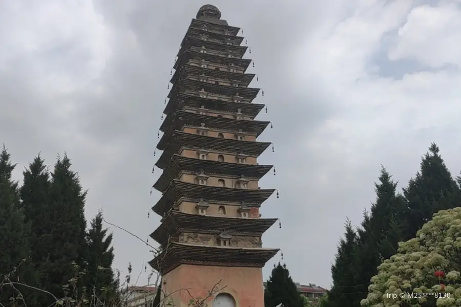 Buddhist Relics Pagoda of Tang, Kaiming Temple, Yangxian County