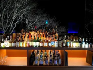 the bar