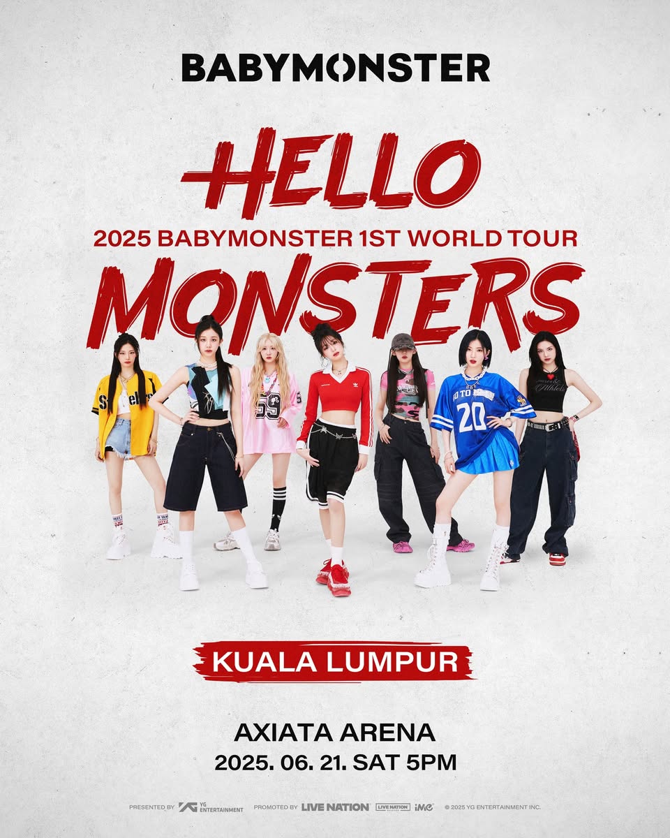 馬來西亞吉隆坡 · BABYMONSTER 2025 《HELLO MONSTERS》世界巡演 | 亞通體育館