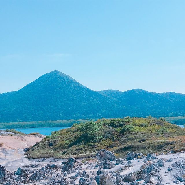 青森　恐山に秘湯
