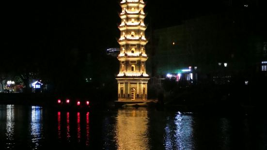 Small pagoda at the river side