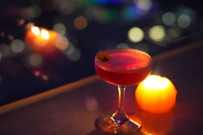 Blue whisky&cocktail