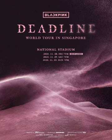 【新品未使用】BLACKPINK DEADLINE WORLD TOUR 2025 BLACKPINK “Deadline” World Tour LA!! Black pink in our area