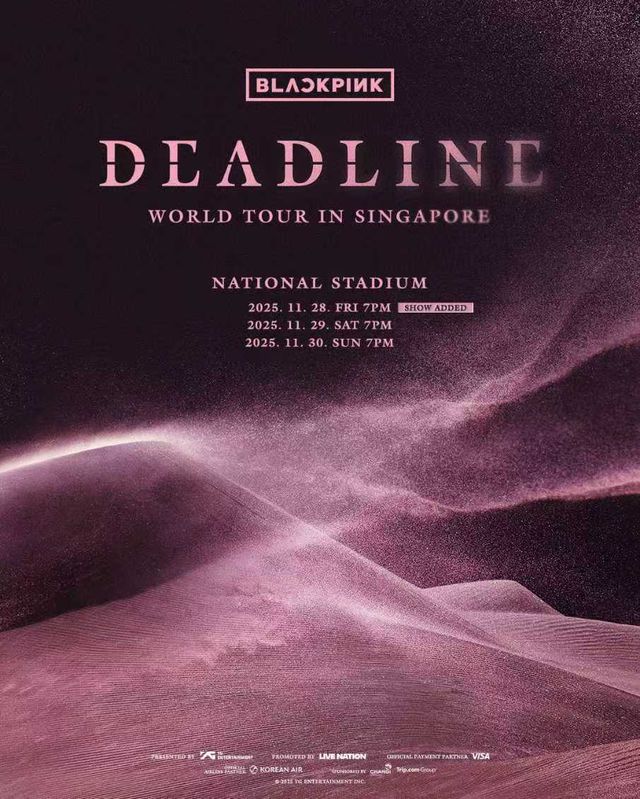 BLACKPINK WORLD TOUR <DEADLINE> IN SINGAPORE | 싱가포르 국립 경기장