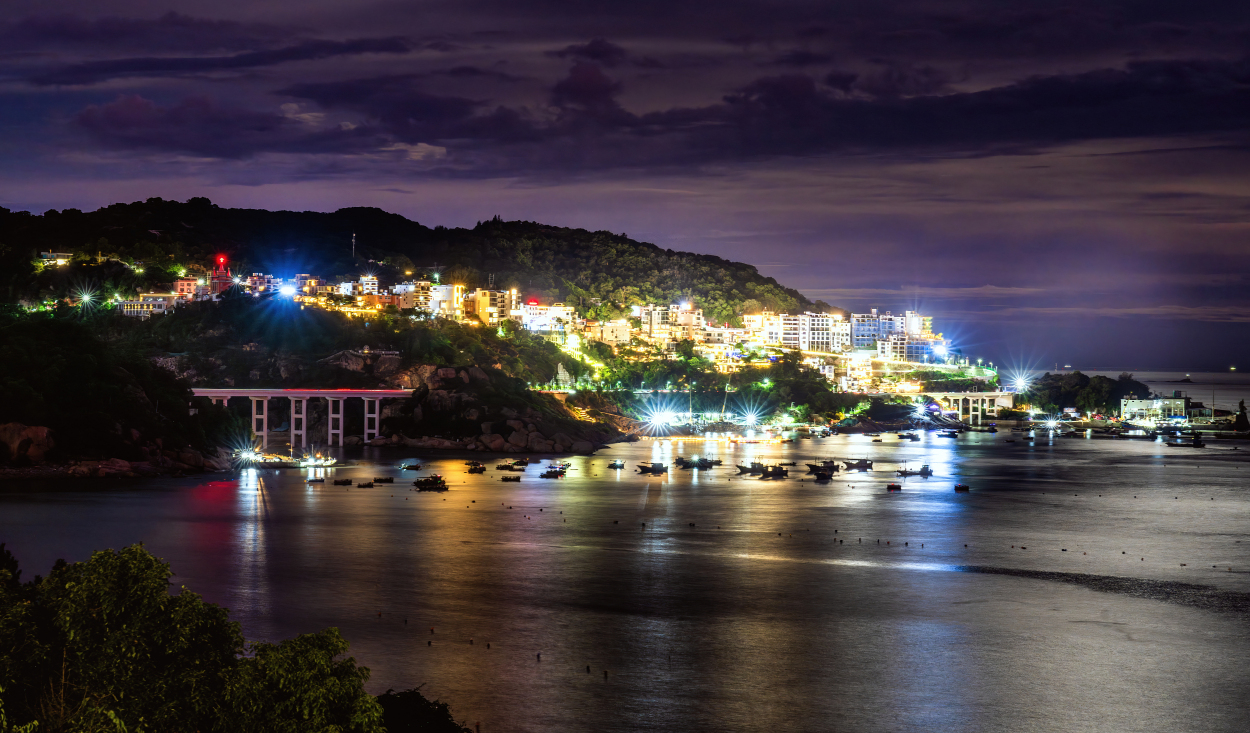 ฉากยอดฮิตยามค่ำคืนยอดนิยมในเซียะผู่