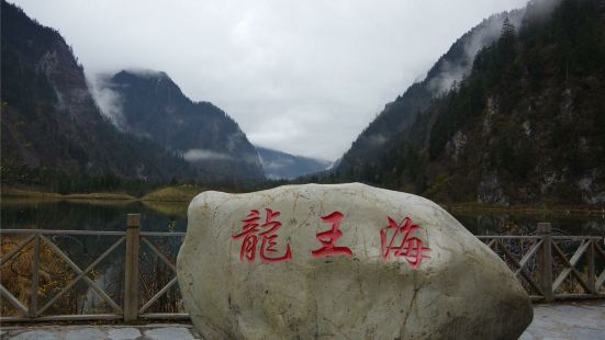 龍王海觀景區距遊客中心11公里，海拔2950米，是一個翡翠般