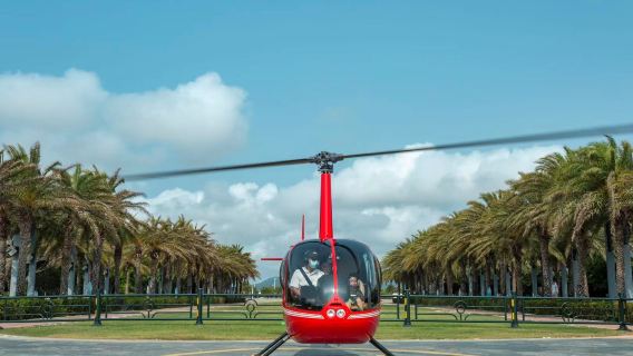 海南三亞海棠灣費爾蒙飯店直升機基地觀光飛行【直升機特價機票/老少皆宜均可體驗/海景觀光/網紅打卡拍照】