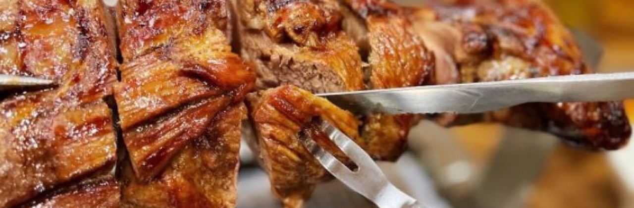 Halal·Dong La black charcoal Roast Lamb Leg (Shitong·guoji branch)