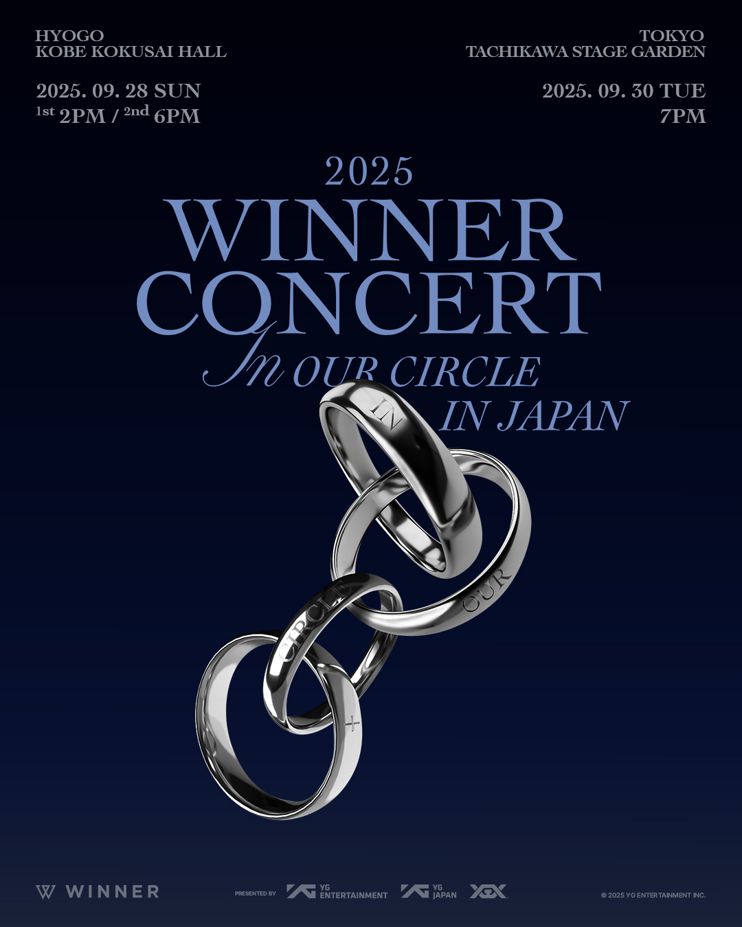 도쿄 | 2025 WINNER CONCERT [IN OUR CIRCLE] IN JAPAN | Tachikawa Stage Garden