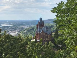 🇩🇪Drachenburg Schloss in Königswinter

It's not a very famous tourist attraction, but it's a place I really wanted to visit! And it was a really satisfying tourist attraction, so I really wanted to write about it.ᕦ ᐛ ᕗ 

This is the castle on the way to Drachenburgfels that I wrote about last time.◡̈ You can see this castle if you get off the mountain train from Königswinter to Drachenburg in the middle! However, I recommend going to the Drachenburg observation deck and walking a little bit down to the castle instead of getting off in the middle! If you walk down, you can see the beautiful view of the castle.٩(๑❛ᴗ❛๑)۶ I was surprised because it was more beautiful than I thought! Personally, I liked it better than Neuschwanstein Castle in Fussen....
The price to see the castle is 7 euros! A little? It seems expensive, but I think it's worth seeing◡̈ It's too bad that I couldn't take pictures, but it was a cute castle like a fairy tale! 

And the area called Königswinter itself is quiet and really beautiful, so if you're staying in Germany for a long time, I think it's worth going there at least once! And the nature is really the best ㅠㅅㅠ It's a really beautiful place, especially in the winterఇ

#GermanyTravel #DrachenburgCastle #LifeTravelDestination #WithNature #Born

#NextTimeHere#SafeTravel#HappyNewYear#CityTravel