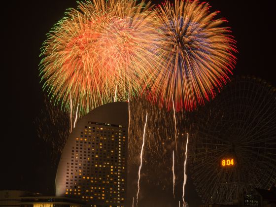 神奈川新聞花火大会 打ち上げポイント