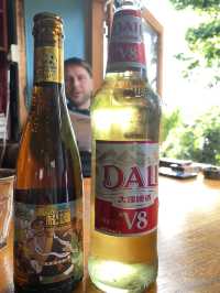 Local beers and foreign food in Lijiang