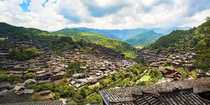 Xijiang Thousand Household Miao Village Scenic Area-Viewing Platform