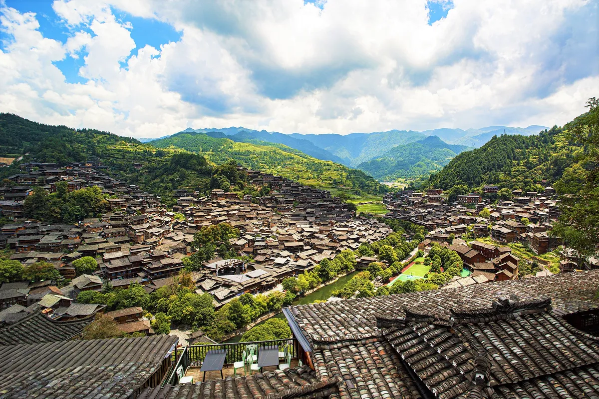 Xijiang Thousand Household Miao Village Scenic Area-Viewing Platform