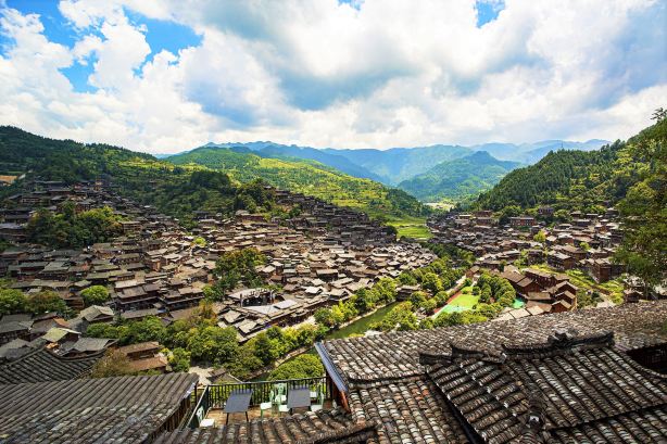 西江千戸苗寨風景区-観景台