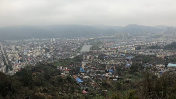 East to Baishi Ridge