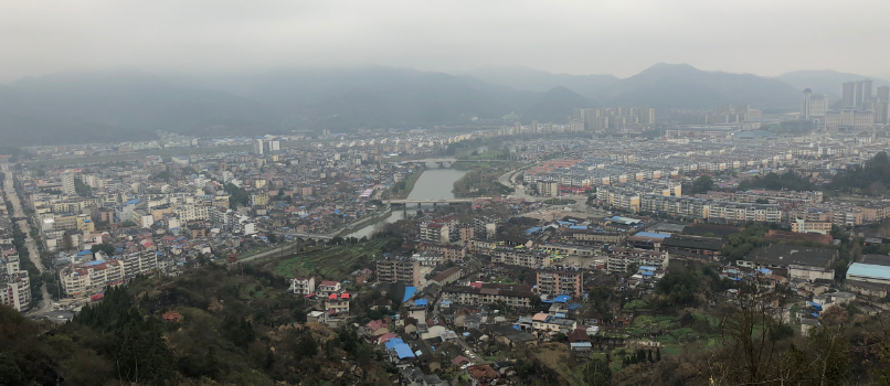 East to Baishi Ridge