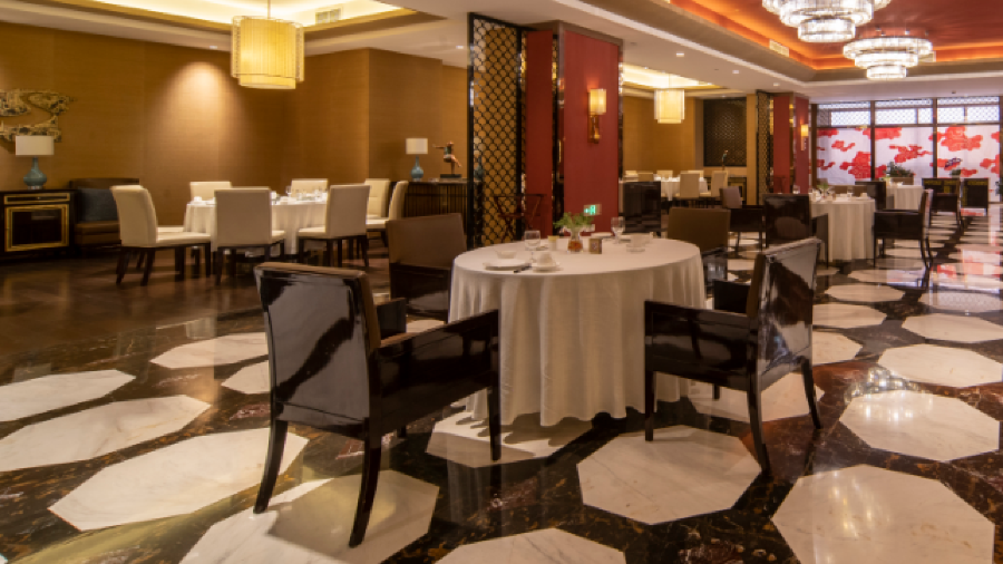 南疆环球港国际酒店二楼蘭轩中餐厅