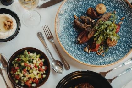 Ottoman Hall & Courtyard - Al Moudira Hotel Restaurant