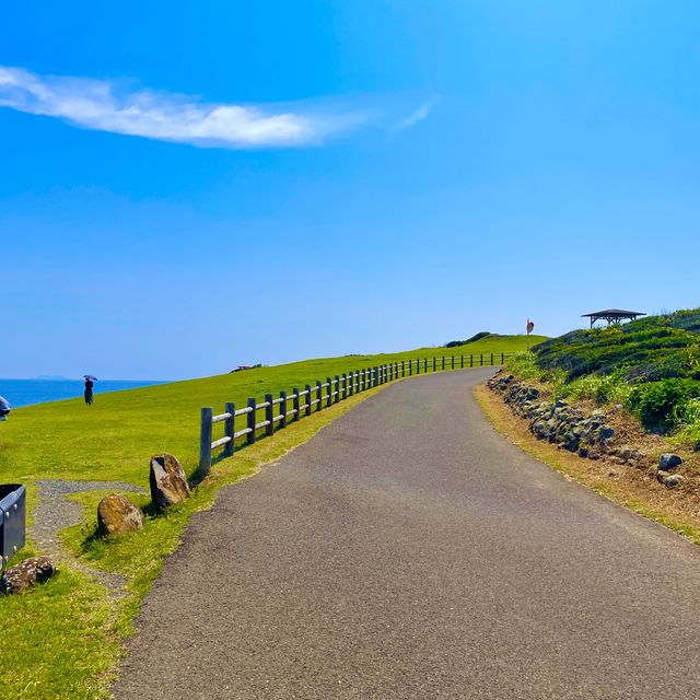断崖絶壁の絶景"左京鼻"﻿