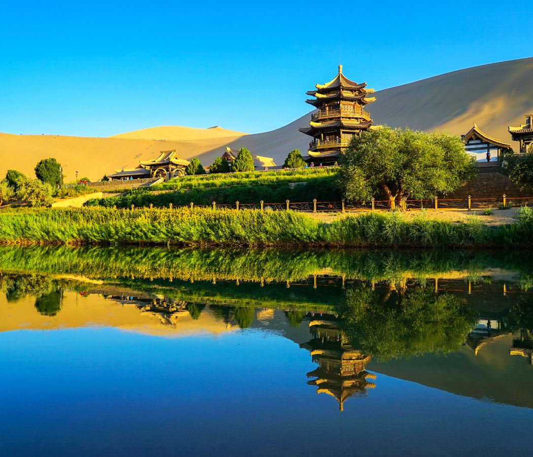 Mingsha Mountain and Crescent Moon Spring