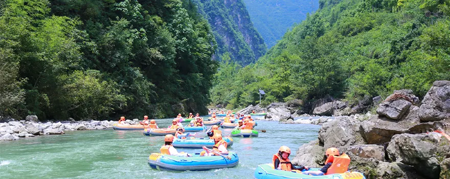 Jiuwanxi Rafting