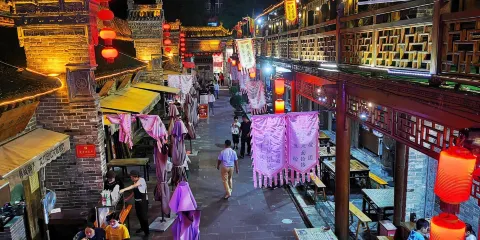 韓城古城美食街