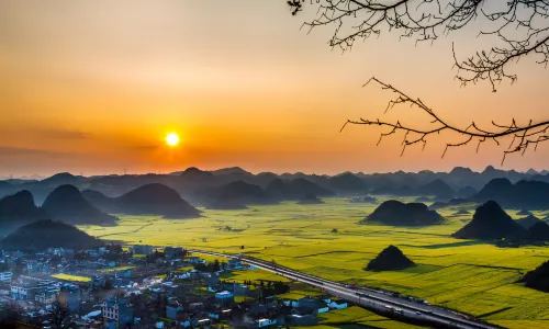 Sunrises in Luoping