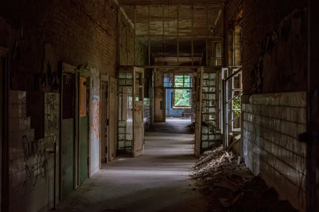 Die unheimlichen Hallen der Beelitz-Heilstätten.