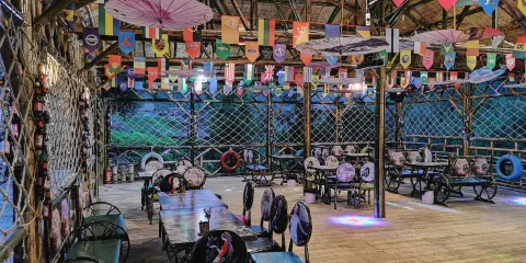 瓦屋山金花橋綠營地·餐廳