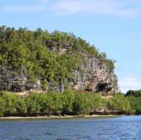 Uninhabited and mystical island