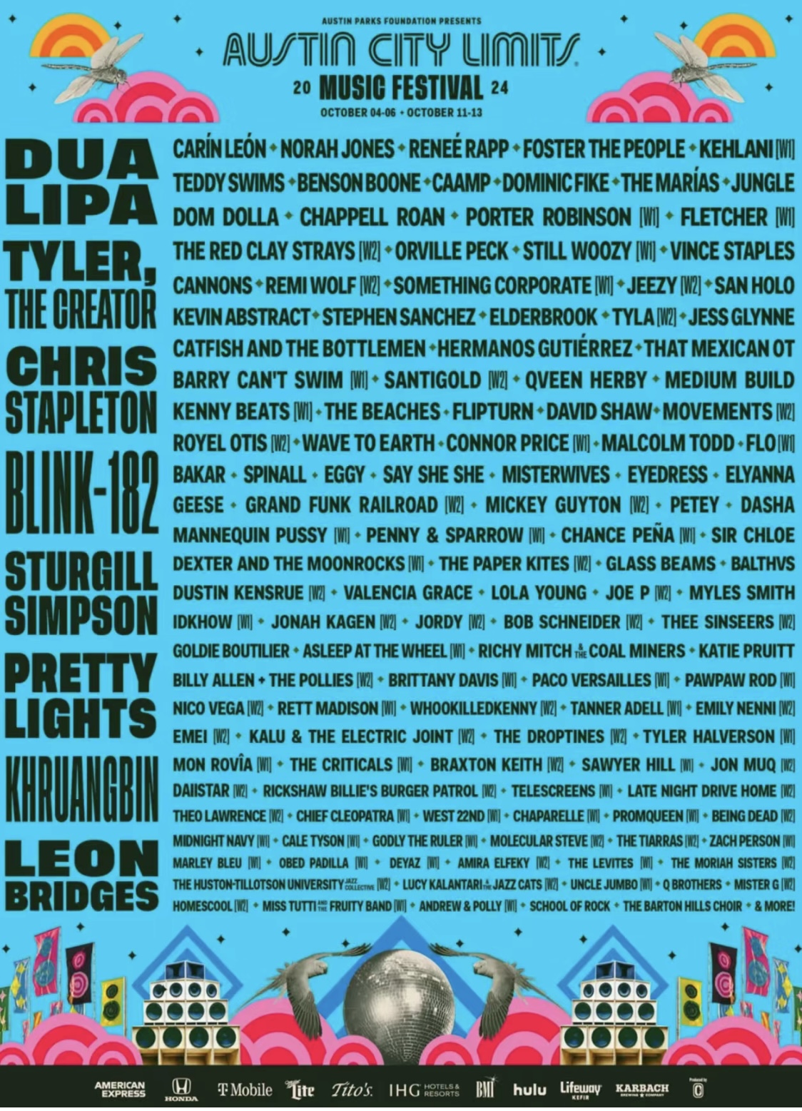 【美國奧斯汀】Austin City Limits （ACL） 音樂節 | Zilker Metropolitan Park
