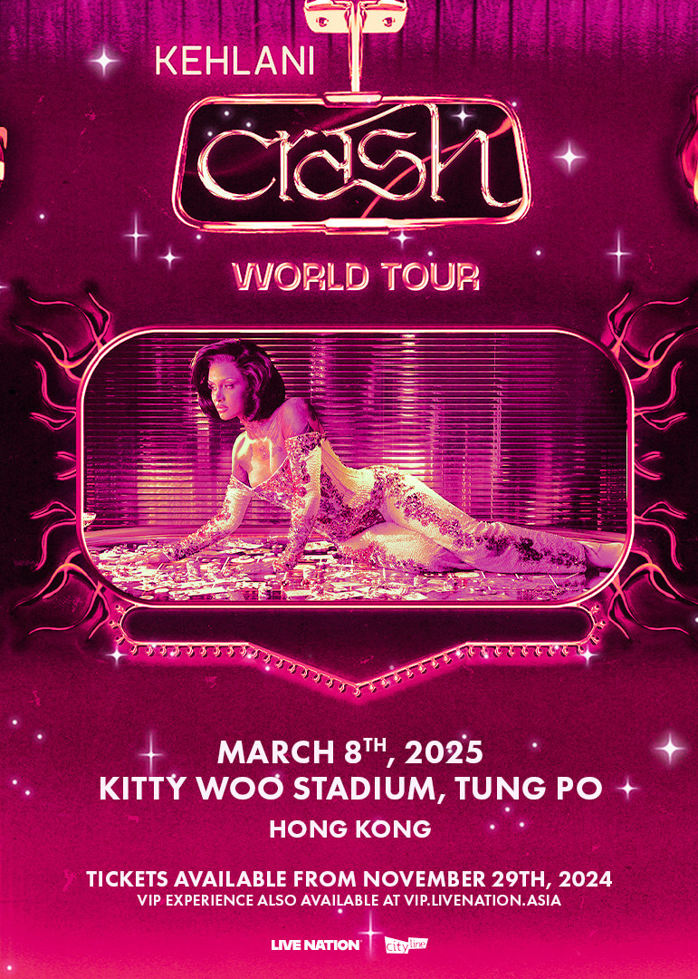 Kehlani Concert 2025 Hong Kong｜Kehlani - CRASH WORLD TOUR IN HONG KONG | hu li ming jing ti yu guan