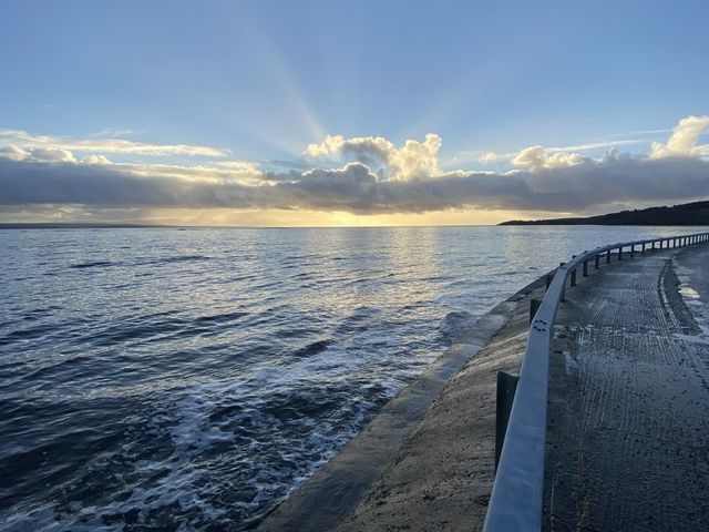 The beautiful pier in Donegal