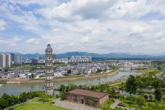 天空吳哥航空 飛 黃山