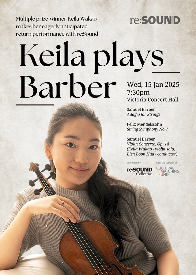 Keila plays Barber Concert | Victoria Concert Hall