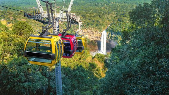 Air cable cars Da Serra Parks
